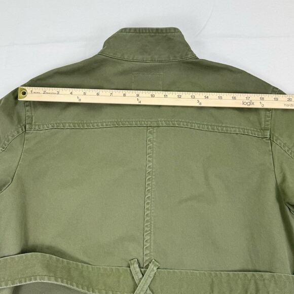 Madewell Jacket Womens Medium Oversized Utility Cargo Belted Coat - Picture 14 of 16